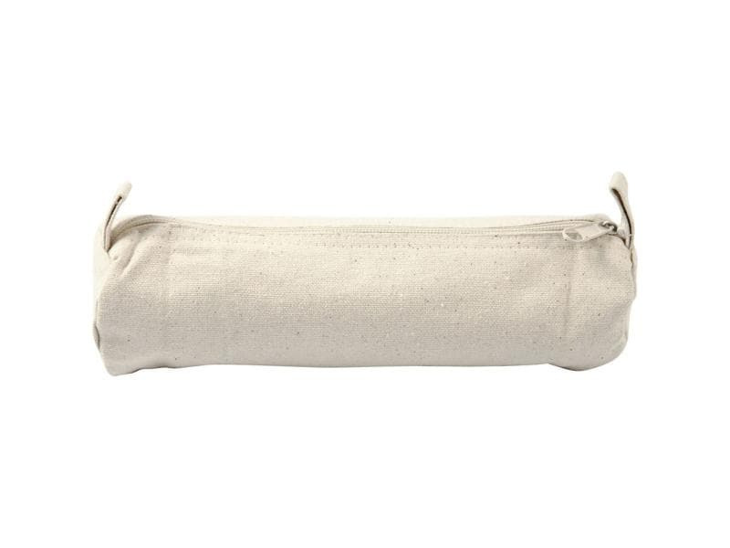 Creativ Company Baumwoll-Schreibetui 6 x 20 cm Baumwolle, Beige