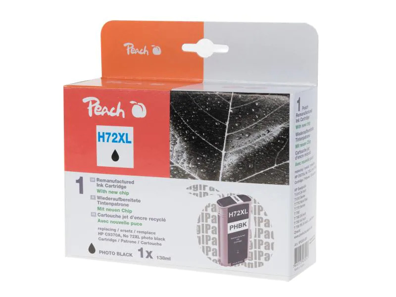 Peach Tinte HP Nr. 72XL (C9370A) Photo Black