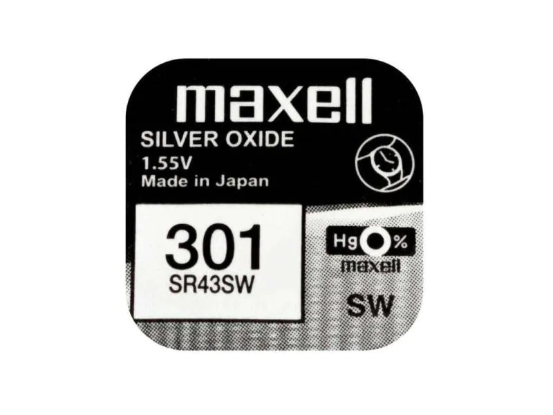 Maxell Europe LTD. Knopfzelle SR43SW 10 Stück