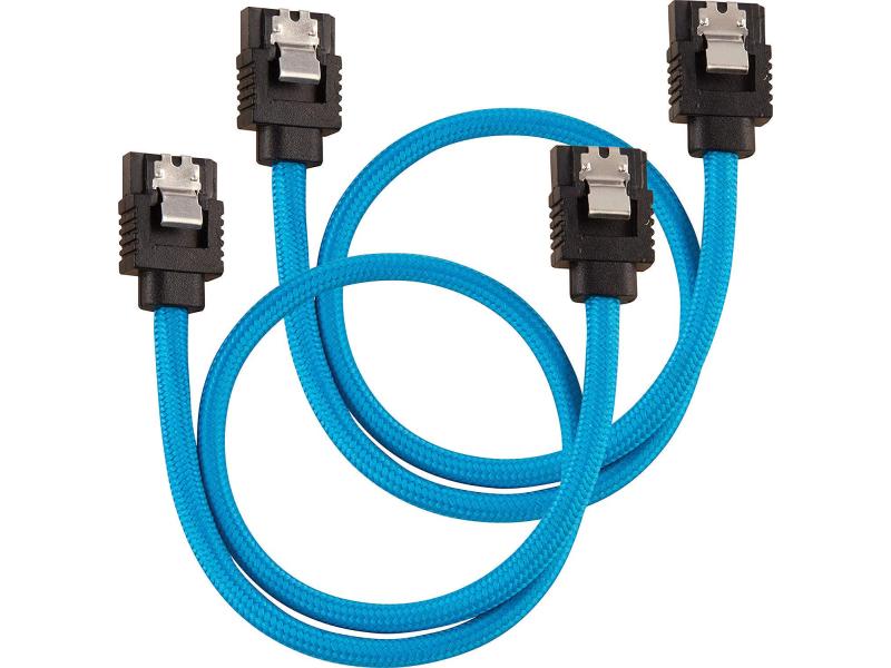 Corsair SATA3-Kabel Premium Set Blau 30 cm
