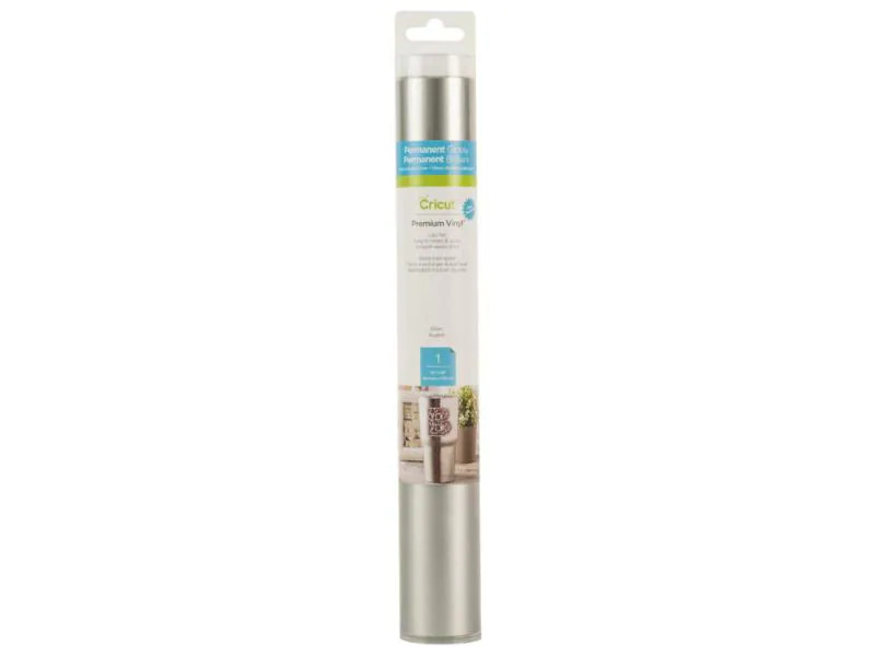 Cricut Vinylfolie Premium  Permanent 30.5 x 122 cm, Silber
