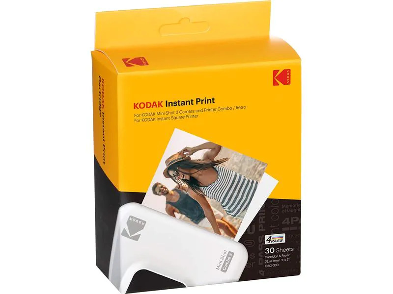 Kodak Sofortbildfilm Mini Shot 3 Combo – 30er Pack