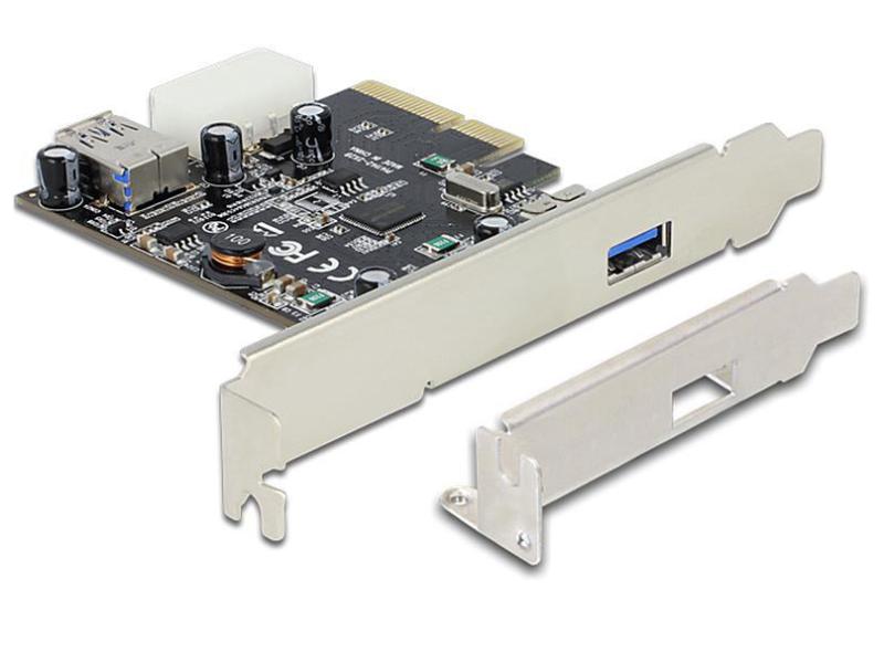 Delock PCI-Express-Karte 89399 USB 3.1 Gen2 - 1x extern + 1x intern