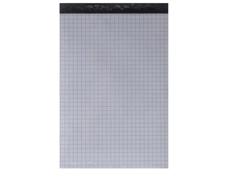 Office Notizblock A6 100 Blatt, Kariert, 3 Stück