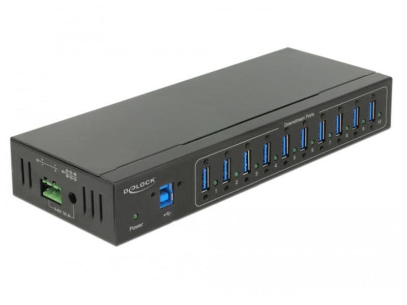 Delock USB-Hub 63919 USB 3.0 - 10x Typ-A