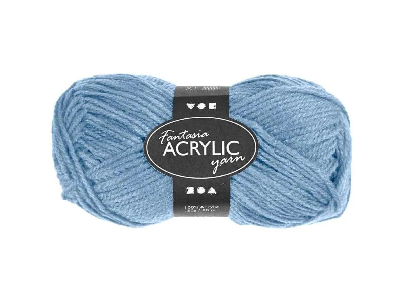 Creativ Company Wolle Acryl 50 g Hellblau