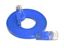 SLIM Slimpatchkabel RJ-45 - RJ-45, Cat 6, UTP, 3 m, Blau