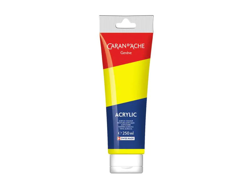 Caran d'Ache Acrylfarbe 250 ml, Gelb