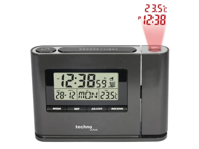 Technoline Funkwecker WT 519 mit Projektion