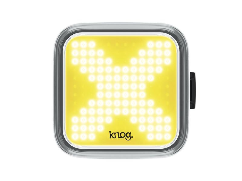knog. Velolampe Blinder X Vorne, Schwarz