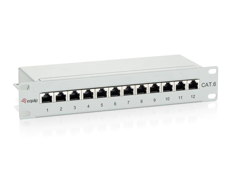 equip Patchpanel 12 Port, LSA, 1HE 10 Rack