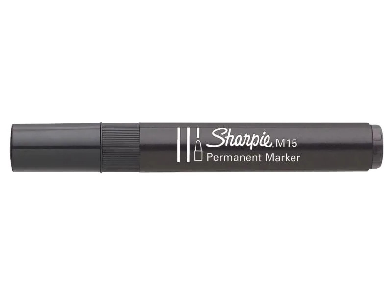 Sharpie Permanent-Marker M15, 2.0 mm, Schwarz