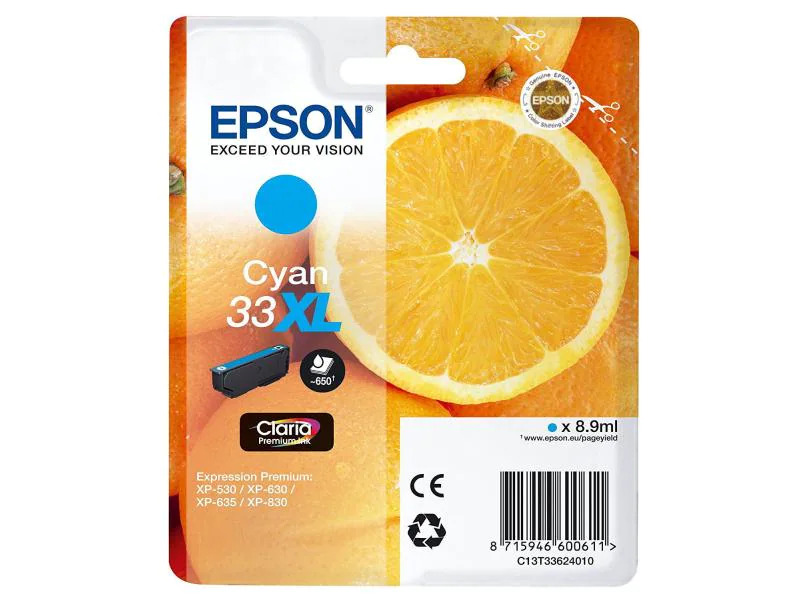 Epson Tinte T33624012 Cyan