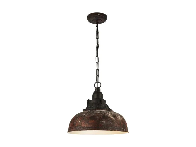 EGLO Leuchten Pendelleuchte GRANTHAM 1 1x E27 Braun