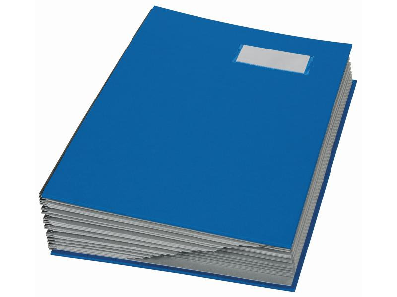 Biella Unterschriftenmappe A4 20-teilig, Blau