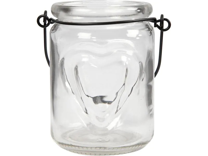 Creativ Company Glasgefäss  Kerze 9.5 x 9 cm 2 Stück
