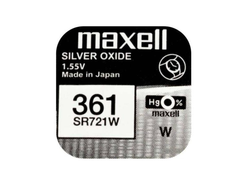 Maxell Europe LTD. Knopfzelle SR721W 10 Stück