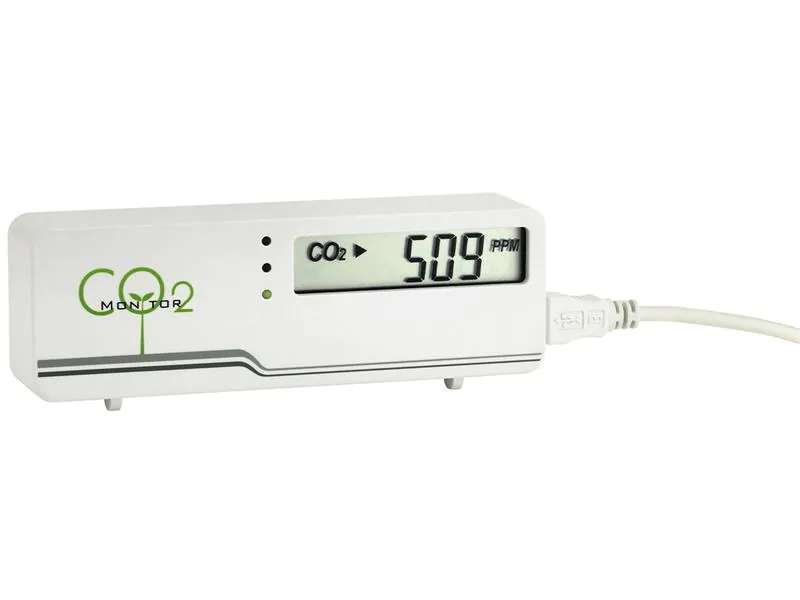 TFA Dostmann Luftgütemonitor Airco2ntrol Mini CO2-Messgerät Weiss