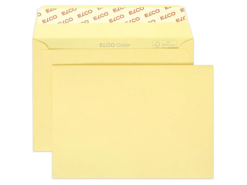 ELCO Couvert Color C6, Keine Fenster, 25 Stück, Chamois