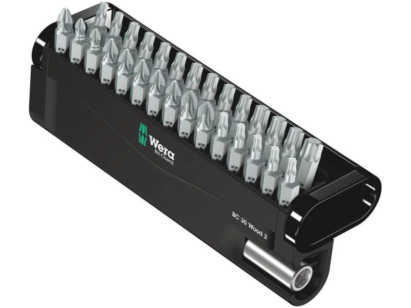 Wera Bit-Set Bit-Check 30 Wood 2 30-teilig