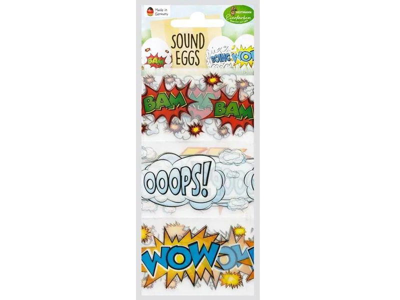 Brauns Heitmann Banderole Sound Eggs Mehrfarbig, 12 Stück