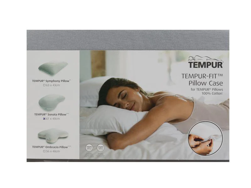Tempur Kopfkissenbezug Sonata Hellgrau
