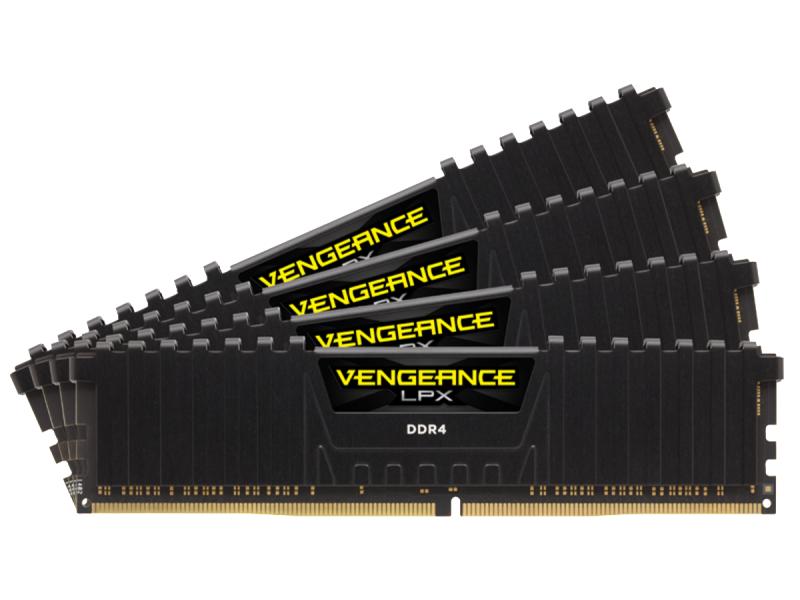 Corsair DDR4-RAM Vengeance LPX Black 2666 MHz 4x 32 GB