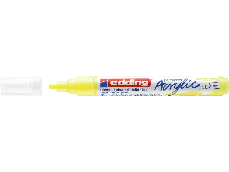 edding Acrylmarker 5100 Medium, Neongelb