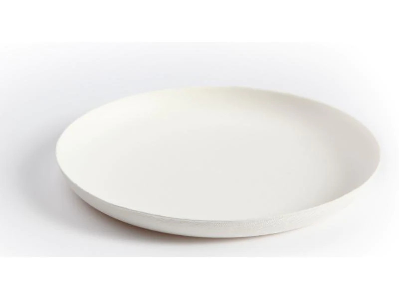 Sier Einwegteller Bagastro 16 cm, 40 Stück, Weiss