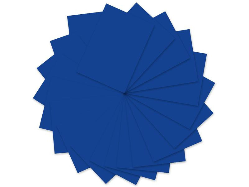 URSUS Tonzeichenpapier A4, 130 g/m², 100 Blatt, Königsblau