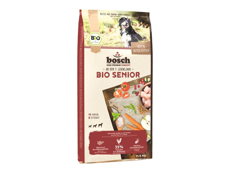 Bosch Tiernahrung Bio Senior Huhn &amp; Preiselbeer, 11.5 kg