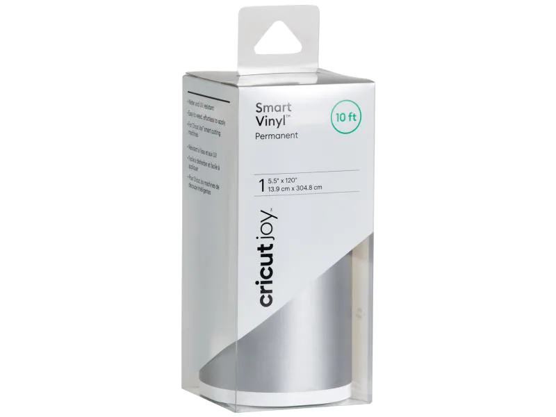 Cricut Vinylfolie Joy Permanent Schimmer Silber