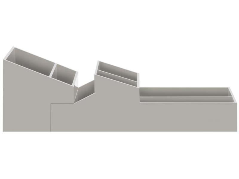spirella Bad-Utensilienhalter SKYLINE Storage 30.7 cm Grau
