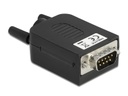 Delock Adapter DB9 - Terminalblock Stecker, mit Gehäuse