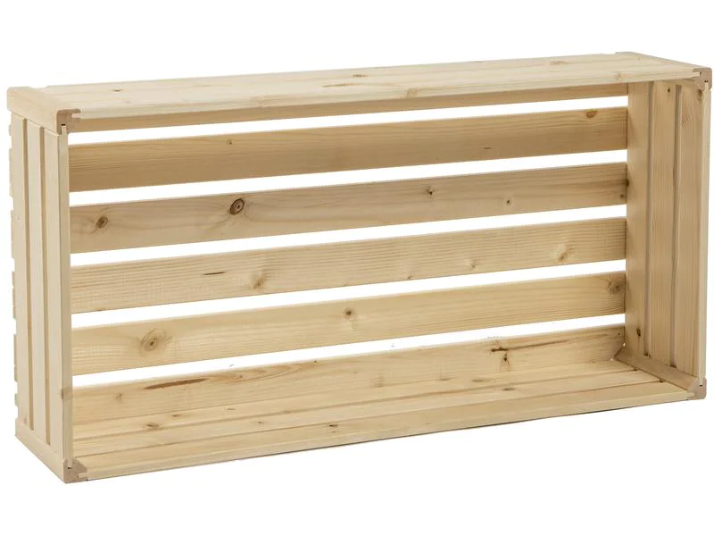 Holz Zollhaus Holzharasse B 70 x 35 cm schweizer Holz