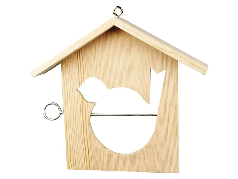 Creativ Company Holzartikel 21 cm Vogelfutterhaus