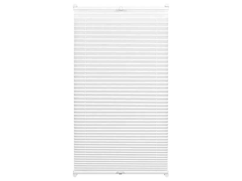 Gardinia Plissée Easyfix, blickdicht 45 x 130 cm, Weiss
