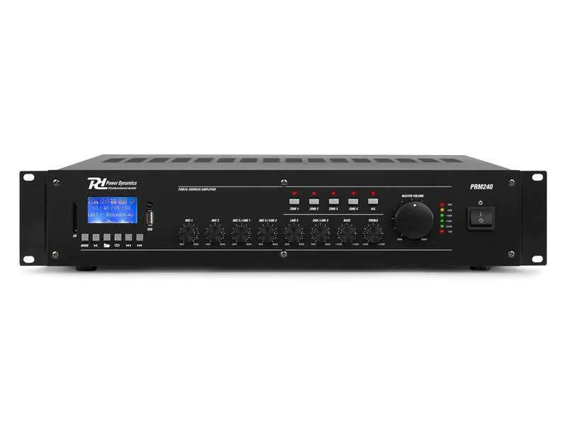 Power Dynamics Verstärker Pro PRM240 4-Zonen Mischer