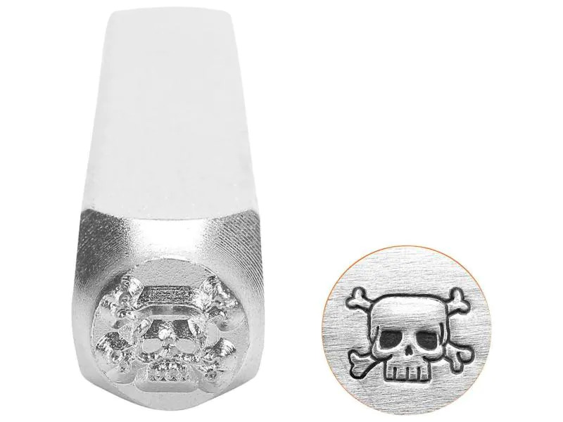 ImpressArt Prägestempel 6 mm Totenkopf