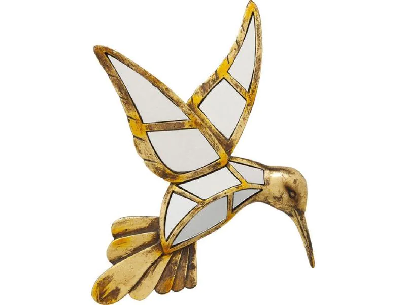 Kare Wanddekoration Colibri Spiegel