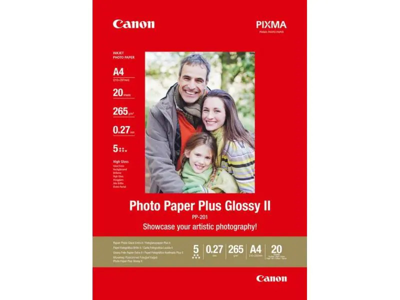 Canon Fotopapier PP-201 A4 260 g/m² 20 Stück