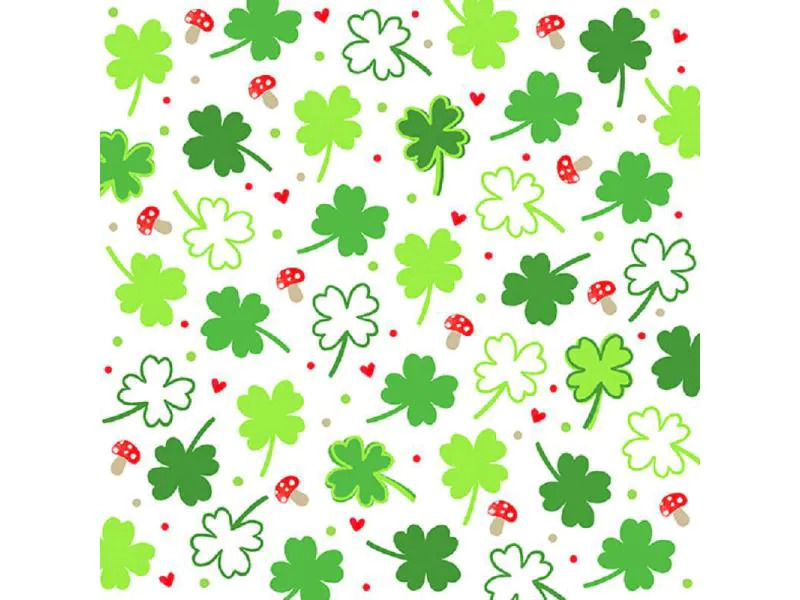 Braun + Company Papierservietten Lucky Day 33 cm x 33 cm, 20 Stück