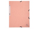 Exacompta Gummibandmappe Aquarel A4, Korallenrot