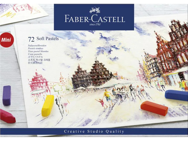 Faber-Castell Pastellkreide Soft Mini 72 Stück