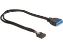 Delock USB3.0 Pinheaderkabel 30 cm intern