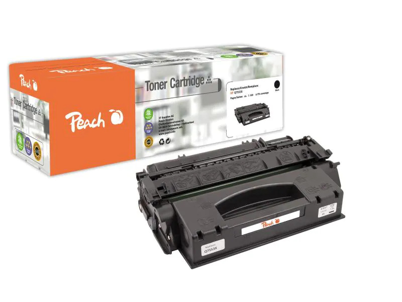 Peach Toner HP Nr. 53X (Q7553X) Black
