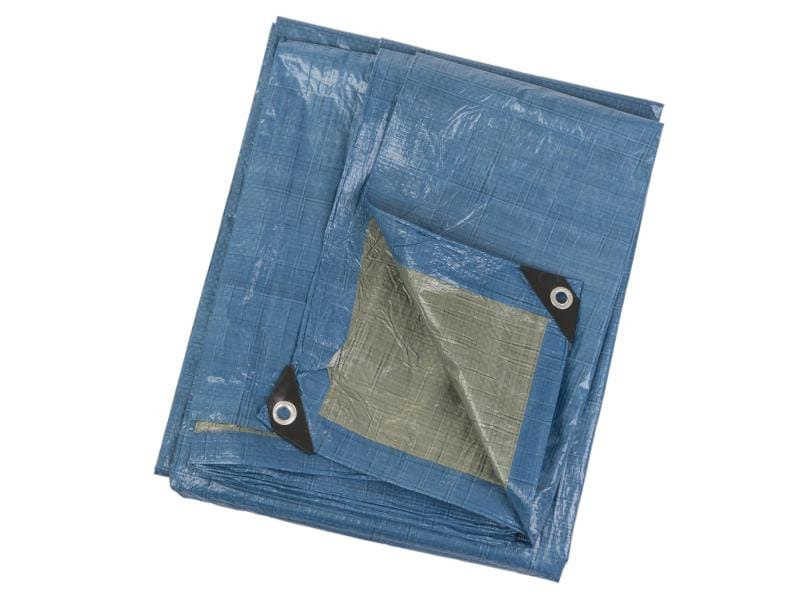 PEREL 70-0304 Abdeckplane blau/grün normal  3x4 m 