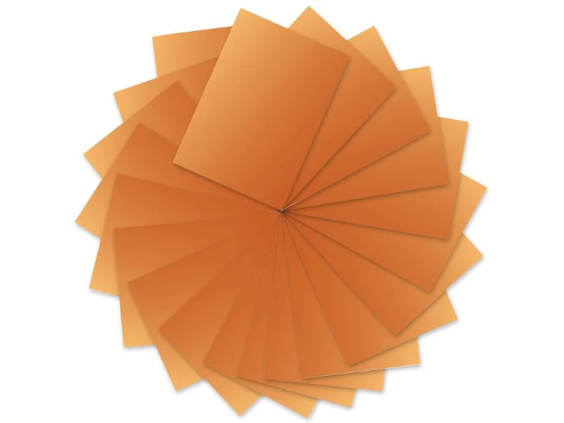 URSUS Tonzeichenpapier 50 x 70 cm, 130 g/m², 10 Blatt, Kupfer matt