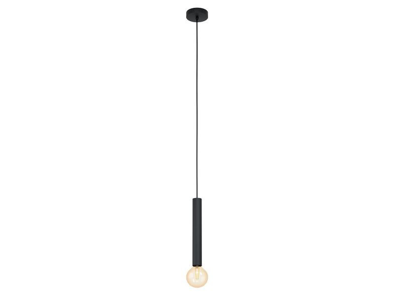 EGLO Leuchten Pendelleuchte CORTENOVA 1x E27, Schwarz