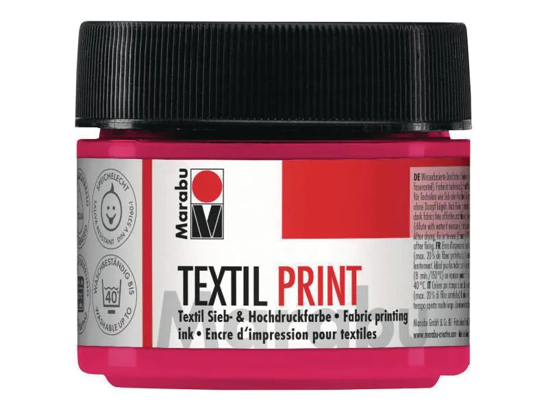 Marabu Textilfarbe Texil Print 100 ml Magenta